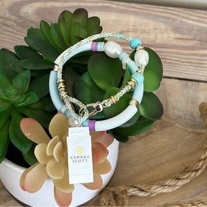Kendra Scott Blue Mix Rachel Friendship Bracelet Set